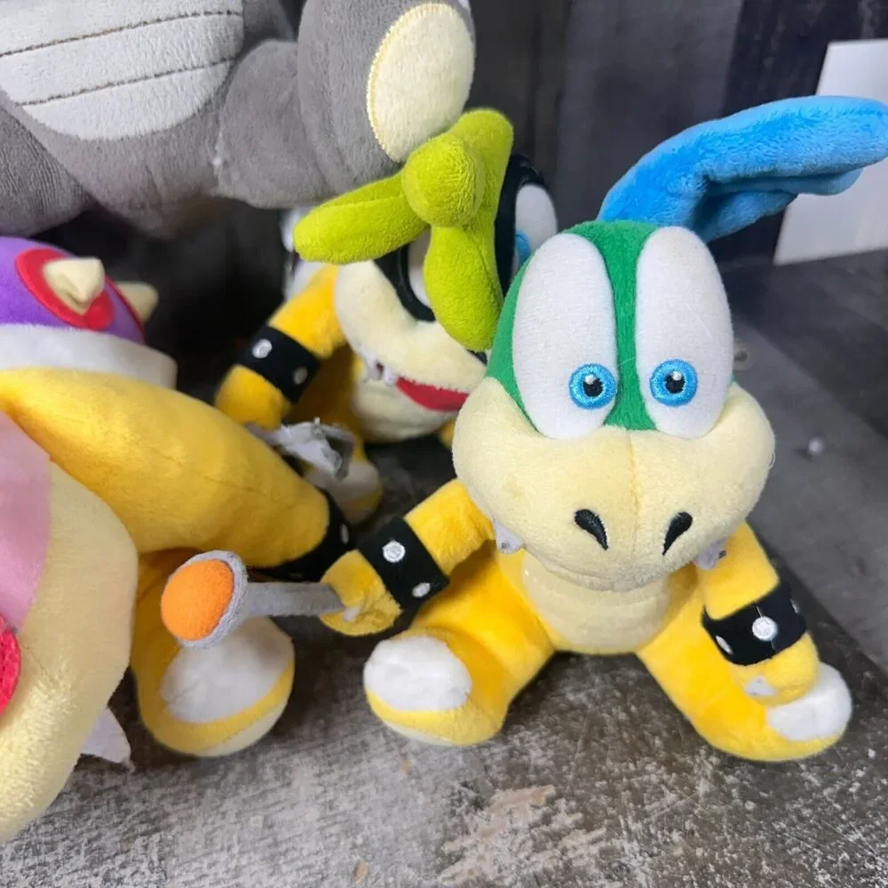 Super‎ Mario All Star Collection Koopalings Plush Lot Yoshi